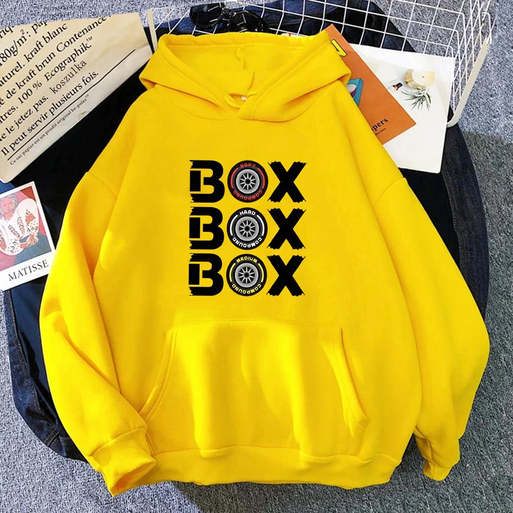 Box Hodies F1 Tyre Compound V2 Sweatshirts Long Sleeve Top Oversized Hooded Funny Games Men Clothing Y2k Clothes