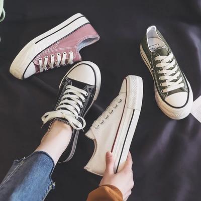 Весенние толстые подошвы женские парусиновые туфли для отдыха дышащие удобные спортивные толстые подошвы увеличивающие рост