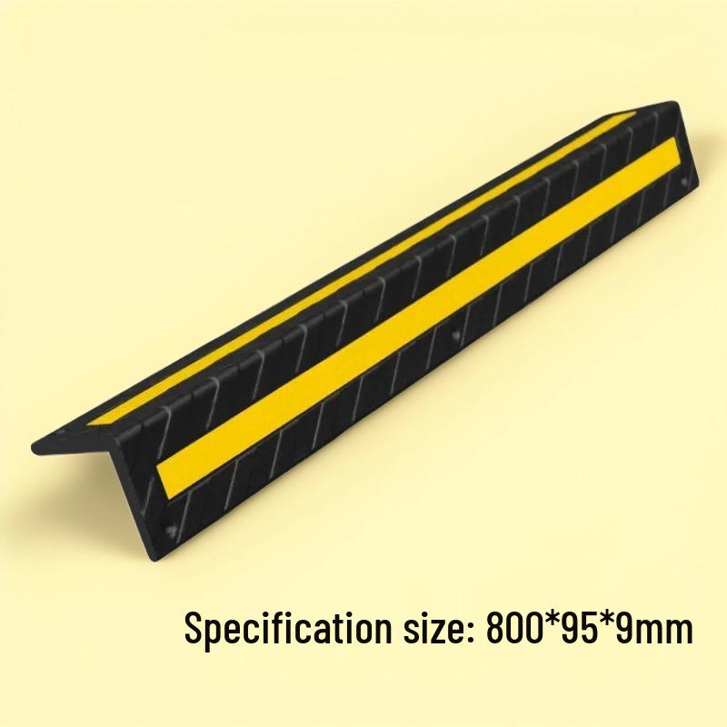 High-End Rubber Wall Corner Protector: Anti-Collision Strip for Interiors, Airports, Garages, and Parking Lots