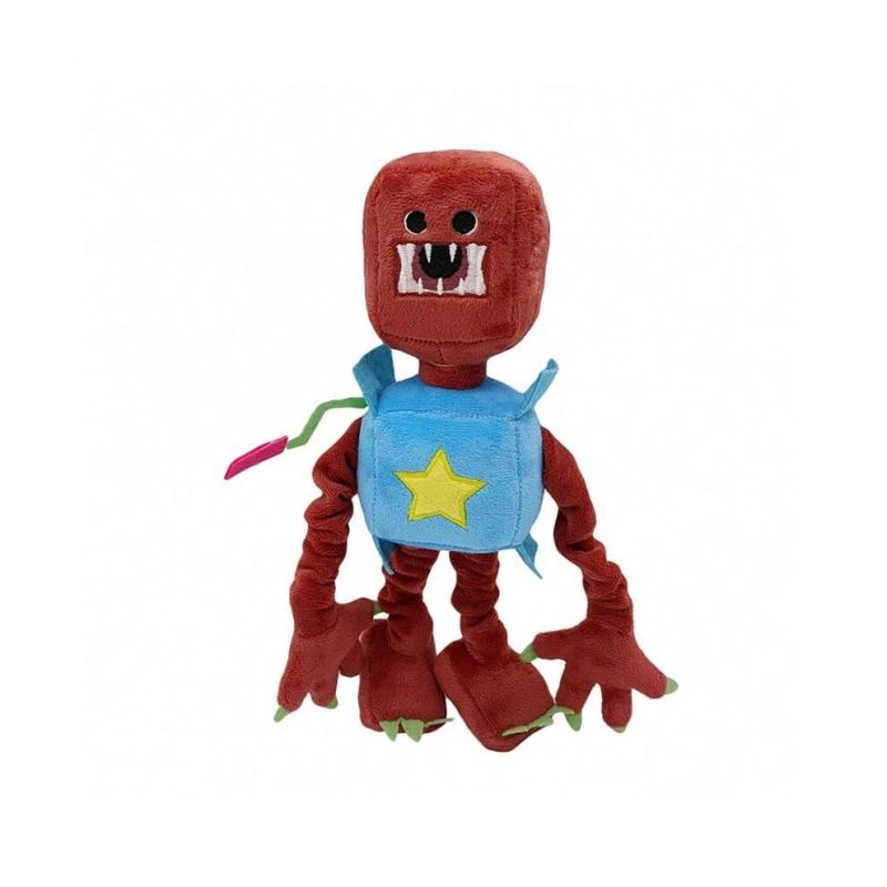 (31cm) Cartoon Boxy Boo Toy Scary Game Peripheral Dolls Red Robot Filled Plush Dolls Holiday Gift Collection Dolls