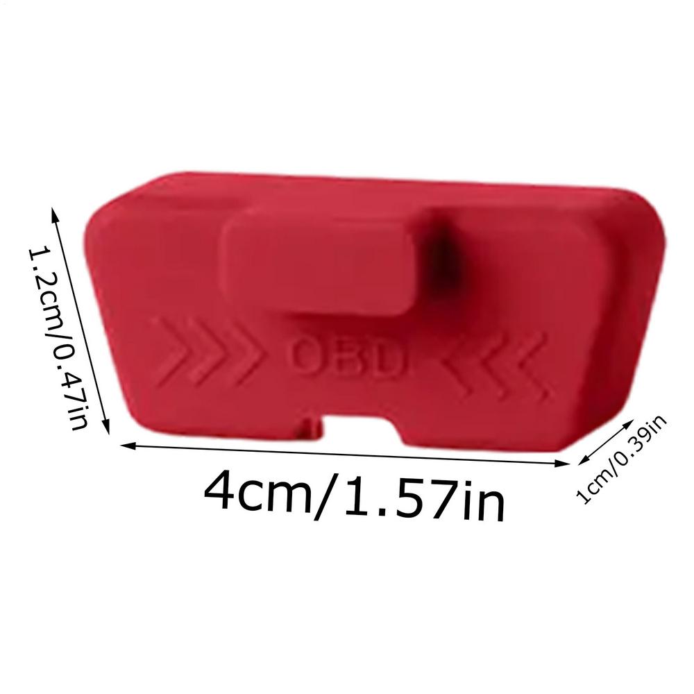 Силиконовая крышка порта OBD для автомобиля, водонепроницаемая, защита от ржавчины, замок порта OBD, защитный чехол, пылезащитные колпачки для засорения OBD, для автоаксессуаров