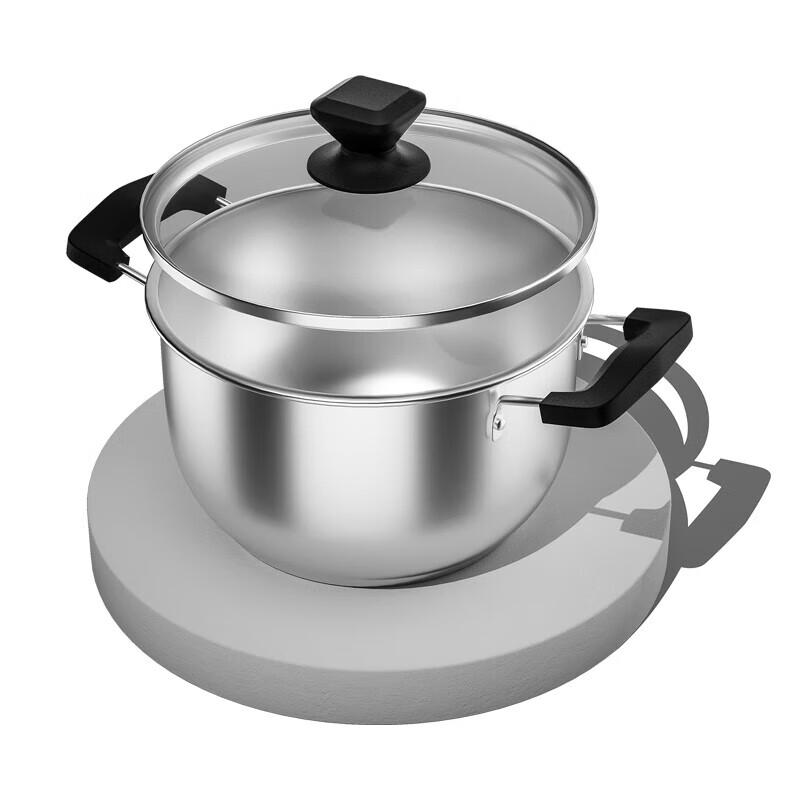 Auripl 22cm Castor Series Stainless Steel Soup Pot