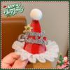 Elk Santa Claus Duckbill Clip Plush Ball Christmas Hat Hairpin Kawaii Christmas Hair Clip  Daily