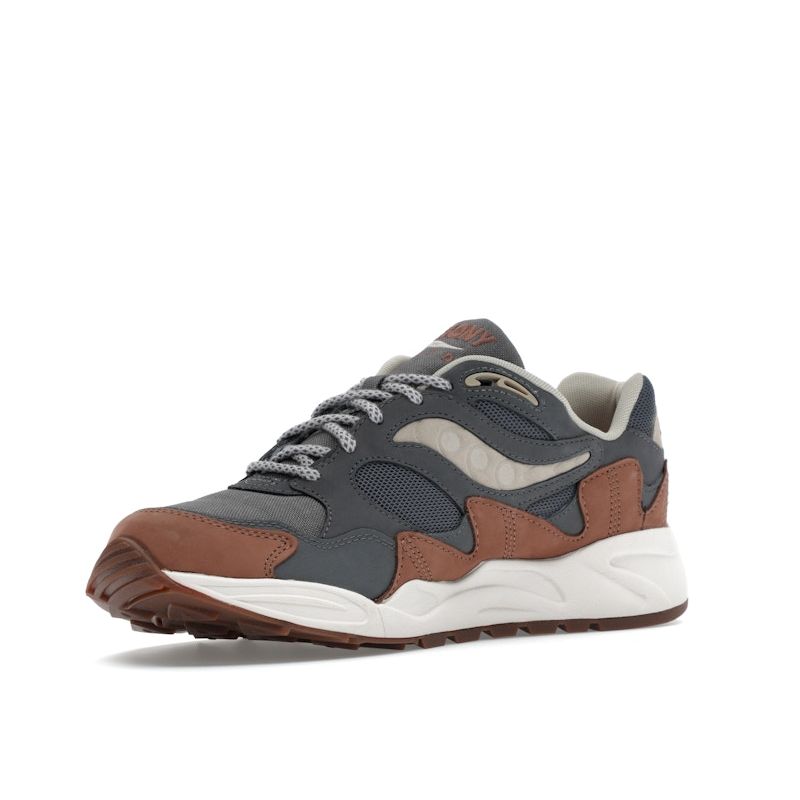 SAUCONY Grid Shadow 2 Secure Pack Unisex Sneakers Grey Brown S70807-3