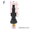 Snow Foam Foam Generator Spray Torch Nozzle Pressure Washer Quick Connector External Thread Adapter