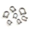 Titanium Alloy Carabiner Horseshoes Shackle Key Ring High Quality Buckles Outdoor Accessories
