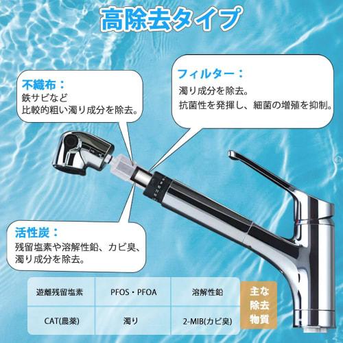 JF-20-T Water Purification Cartridge, 5+1 Substance Removal, PFOS and PFOA Removal, Replacement for SF-T20 Faucets, JF-20 Compatible Cartridge, Replac