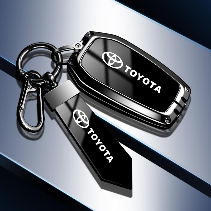 Чехол-сумка из сплава для автомобильного ключа Toyota Land Cruiser 200 Prado Crown TLK 200 Yaris Cross Hilux Innova Rav4 Fortuner Camry 55 50