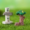 Adorable Zakka Resin Direction Sign Stumps For Moss Micro Landscape Decoration