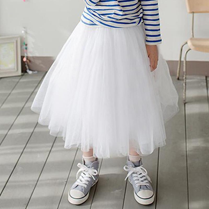 Школьная детская юбка, сетчатая юбка для маленьких девочек, однотонная однотонная детская юбка на все сезоны, 8 цветов, 10, 12, 13 лет