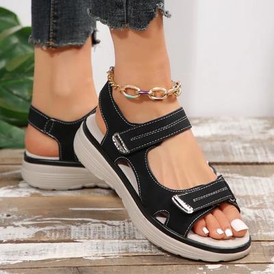 Модная женская обувь 2024 года, летние нескользящие толстые подошвы, женские повседневные сандалии, легкие удобные женские спортивные сандалии Zapatos De Mujer