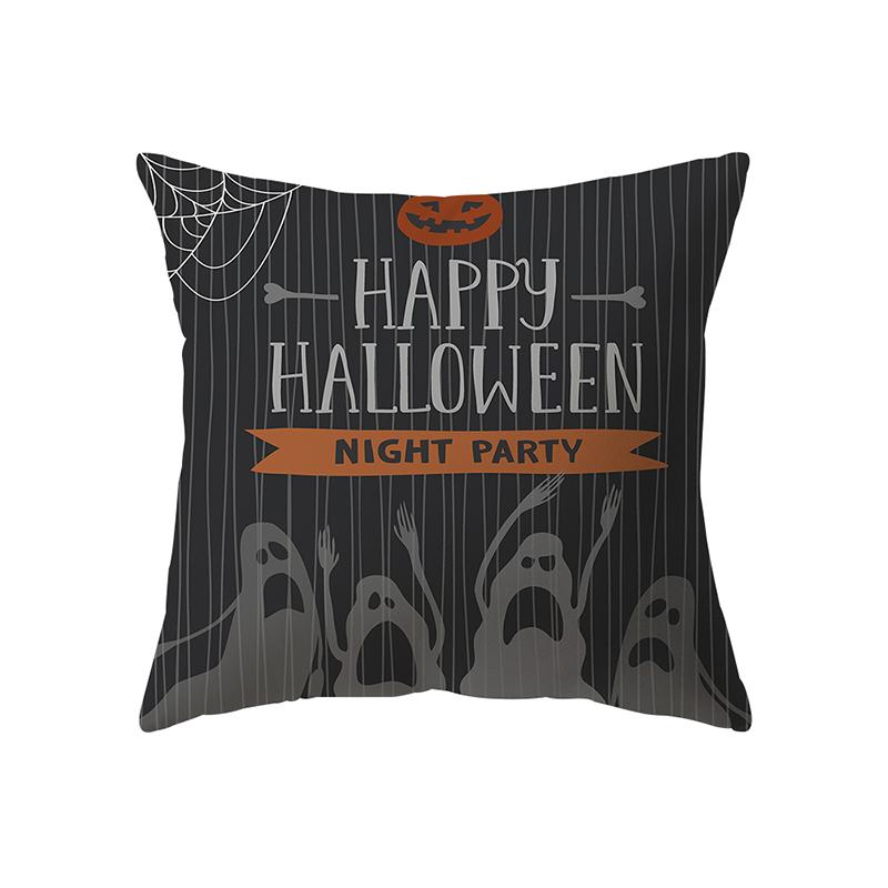 Коллекция черепов и тыкв на тему Хэллоуина, наволочка для дивана, праздничный подарок, декор для вечеринки, дом