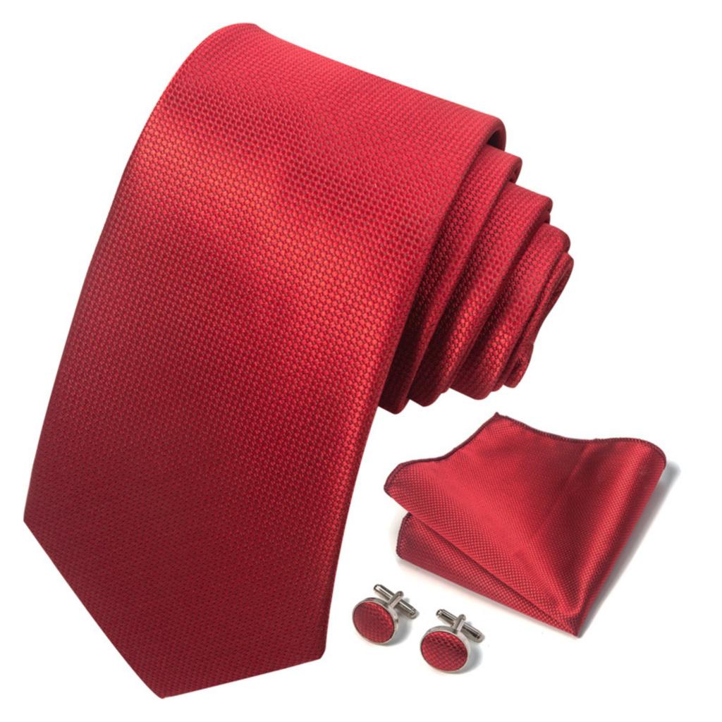 Men's Business Professionals Striped Tie Wedding Suit Accessories Polyester Tie Men