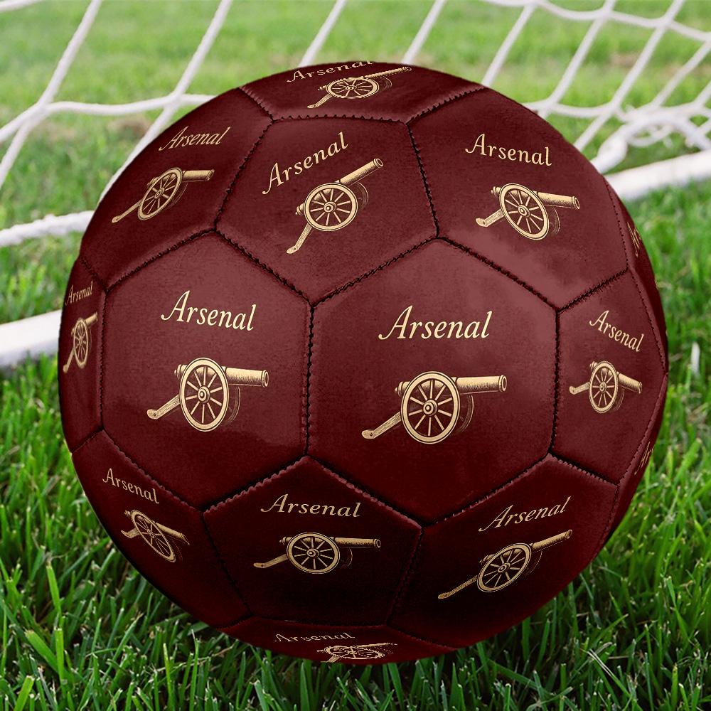 Arsenal Football Club Crest Soccer Ball Size 5 Football Machine Sewn Indoor/Outdoor Training and Matches for Football Accessories