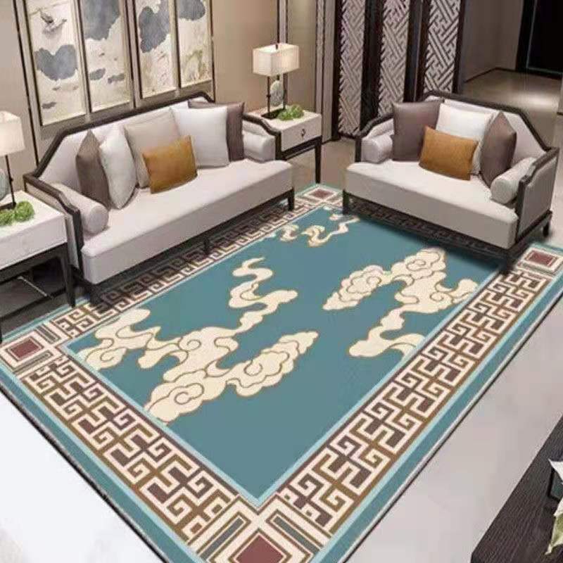 Роскошные большие коврики для гостиной, журнальные столики в китайском стиле, ковры для декора спальни, нескользящие моющиеся напольные коврики, коврик для входа