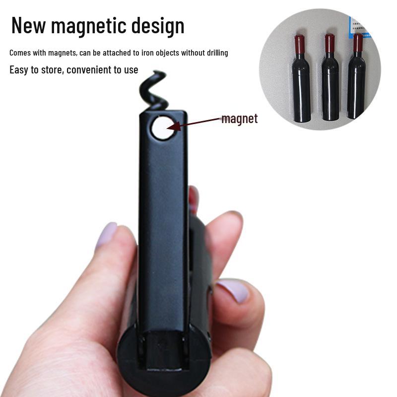 Многофункциональная открывалка для вина и пива в виде морского конька с магнитом на холодильник