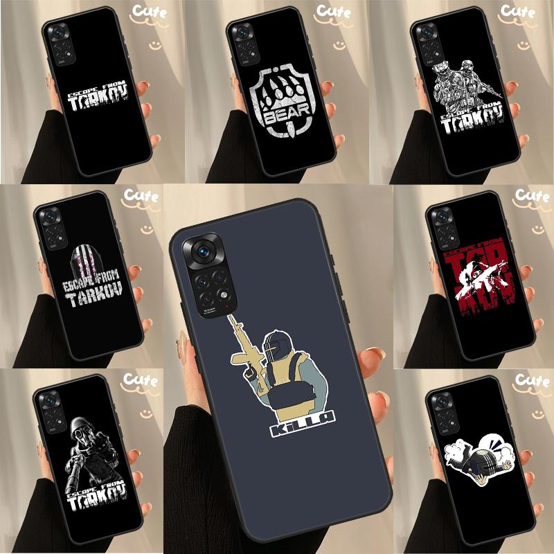 Чехол Escape From Tarkov для Xiaomi Redmi Note 10 11 8 9 12 Pro Redmi Note 12S 11S 10S 9S 9C 10C 10A 12C Coque