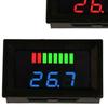 LED Digital Voltmeter Battery Fuel Gauge Suitable For Marine Motorcycle 12V-72V