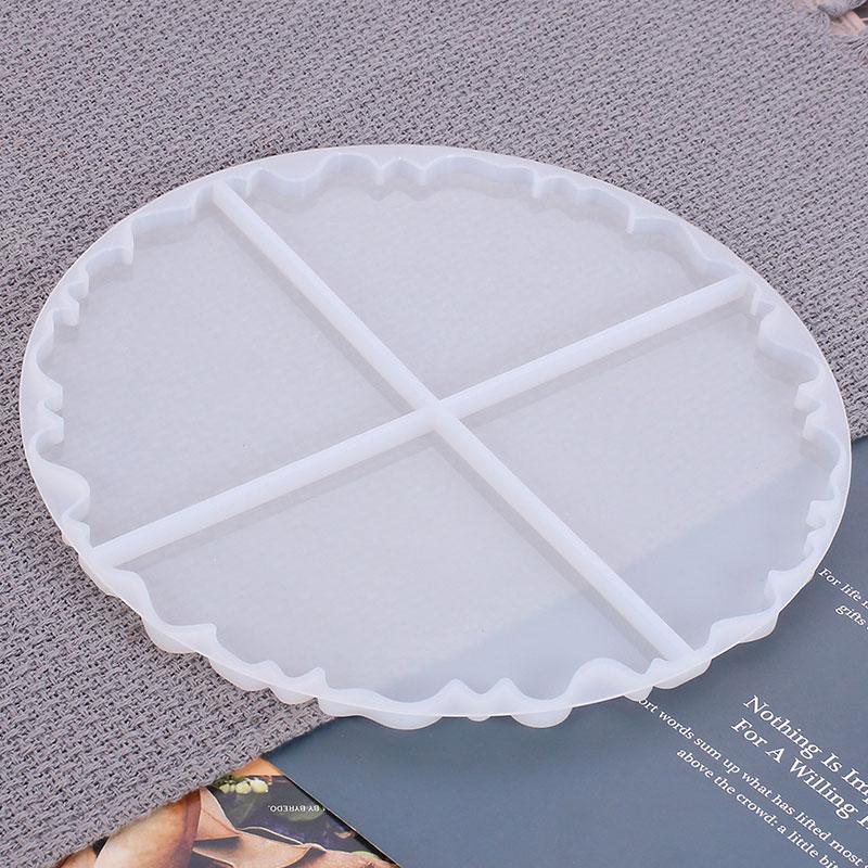 Прозрачная круглая форма для литья из смолы, силиконовая форма для изготовления ювелирных изделий, нестандартная форма для рукоделия «сделай сам»