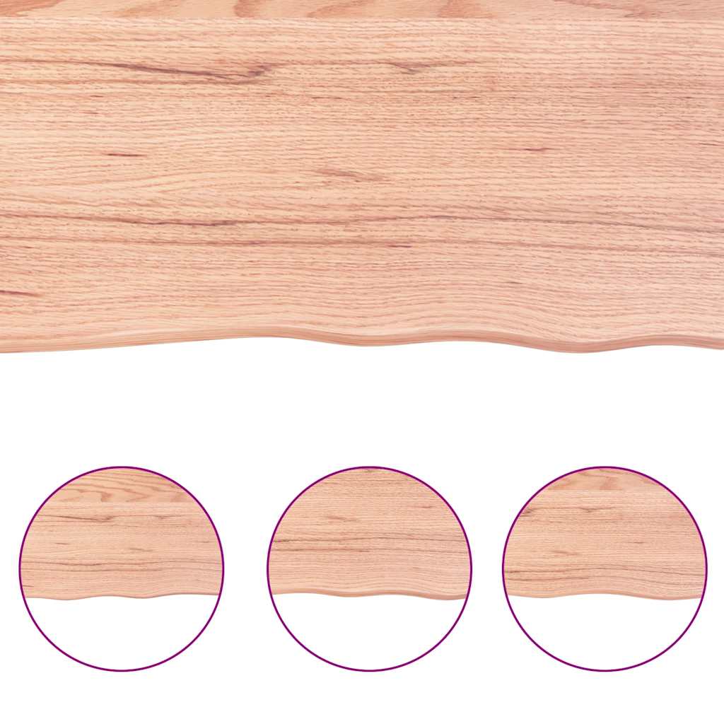 Solid Wood Table Top 180 x 50 x (2 6) cm Treated Live Edge