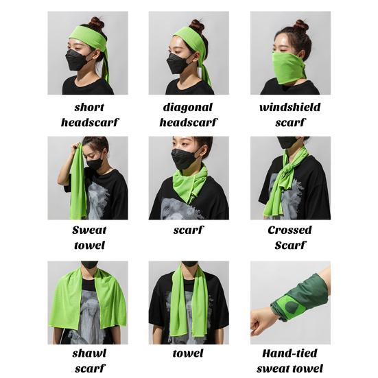 Workout Cooling Towel Three-layer Super Soft Friendly To Skin Quick-drying Moisture-wicking Breathable