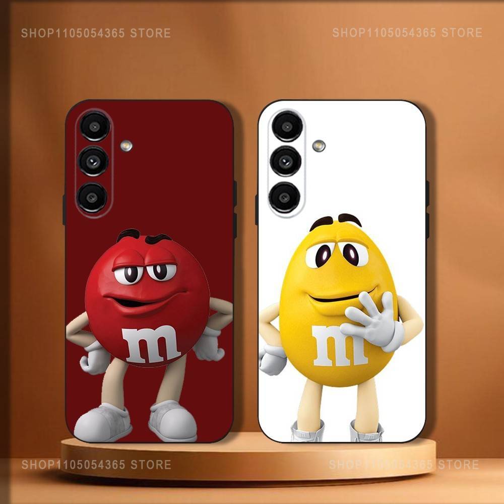 M-MS Шоколадный чехол для телефона Samsung Galaxy A20, A21s, A22, A31, A32, A52, A53, A72, 73, A80 Мягкий черный чехол