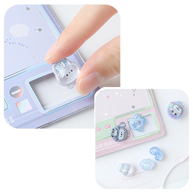 Kawaii мультфильм стерео наклейка для журнала скрапбукинг милые животные телефон гитара наклейка Diy Декор наклейки для ногтей школьные принадлежности