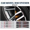 4Pcs Aluminum Car Badge Styling Wheel Hub Rims Decor 3D Stickers For TRD RAV4 Corolla Chr Avensis Yaris Camry Racing Crown