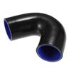 X AUTOHAUX Silicone Reducer Hose Pipe Bend Turbo Intercooler 135 Degree Elbow Inner Diameter 60mm Black
