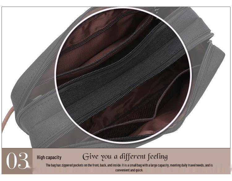 Мужская водонепроницаемая портативная ретро косметичка с большой вместимостью