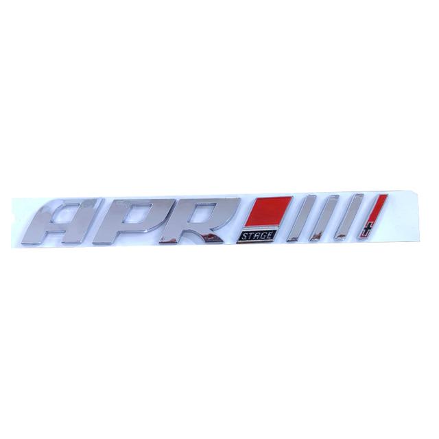 txbng3 3d ABS Logo APR Emblem Letters Car Trunk Badge Decal APR Sticker Accessories