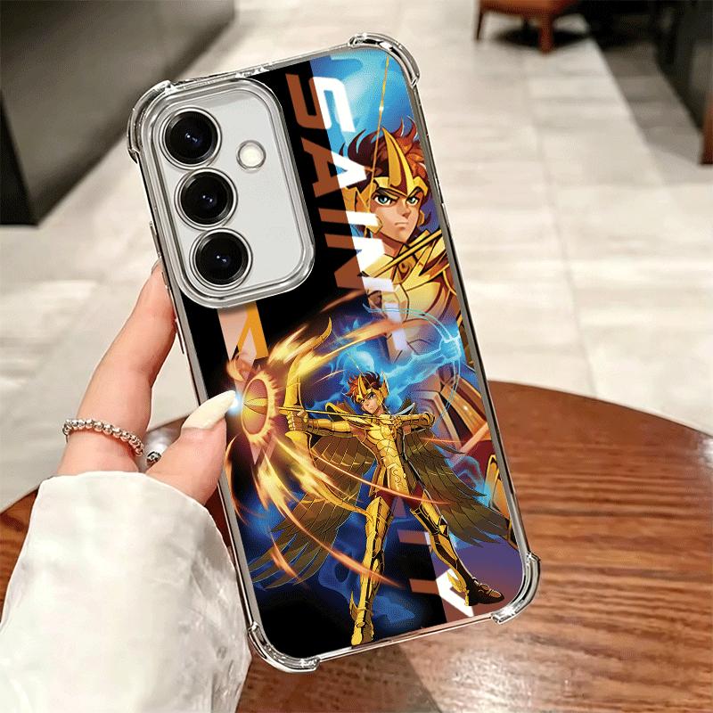 Аниме S-Saint S-Seiya Покрытие Чехол для телефона Для Samsung A17 A07 A37 A57 A16 A56 A15 A55 A14 A54 A13 A53 A26 A36 A25 A35 A24 A34 A23