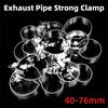 40-76mm Pipe Connection Hoop Stainless Steel Steel Pipe Clamp Strong Exhaust Pipe Clamp