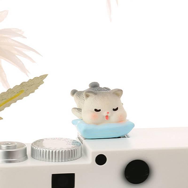 Adorable Resin Cat Figurines For Diy Miniature Gardens Cute Desk Decor