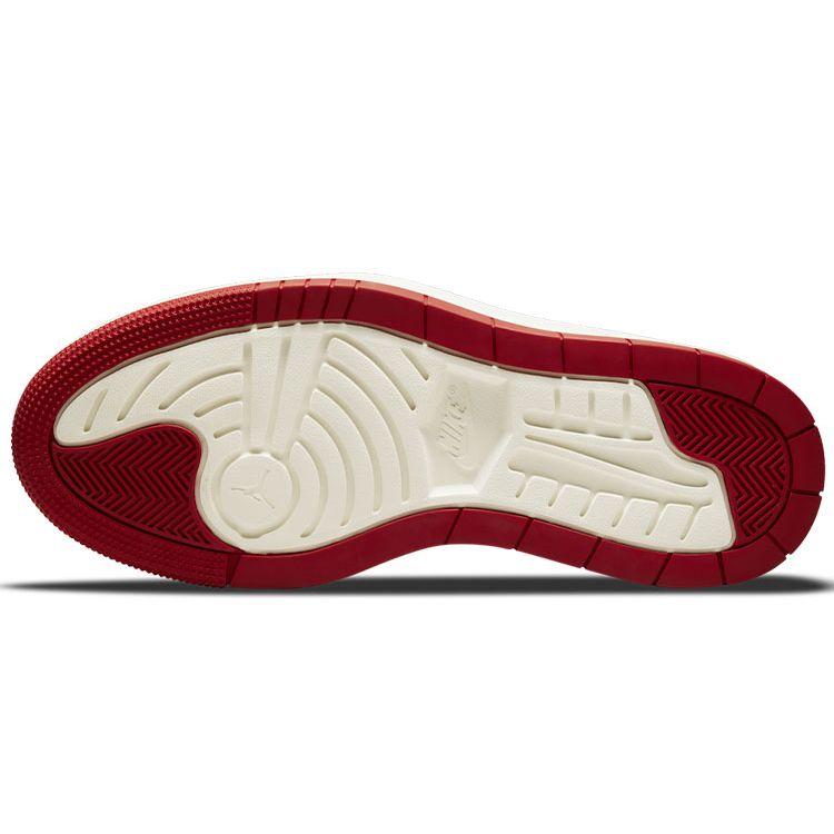 Женские кроссовки Air Jordan 1 Elevate Low SE Bred черные для спортзала с красным парусом DQ1823-006