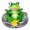 Frog Pond Ornaments Resin Colorfast Easy Float Water Floating Frog Garden Statue for Home Garden