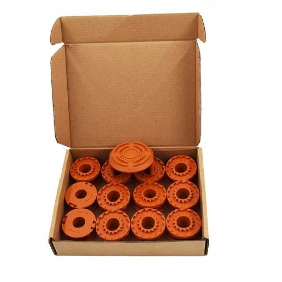 W/ Cap Spool Line String Trimmer For Worx WA0010 WG155 WG156 Weed Eater 12 PCS