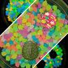Wide Use Glow In Dark Safe Colorful Lawn Decor Decorative Pebbles Luminous Stones Aquarium Ornament