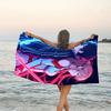 1pc Sword Art Online1 Beach Towel, Beach and Seaside Swimming Pool Equipment, Fashion Pattern, Rectangular, Travel Essentials