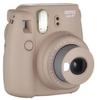 FUJIFILM Instax mini 8 Plus Instant Camera with Lens and Genuine Hand Cocoa MINI 8P Close-up Strap, (INS COCOA)