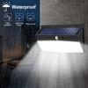 368 LED Solar Lights Outdoor Motion Sensor Solar Fence Lights 3 Modes Wall Light Waterproof Bright Solar Security Light Garage
