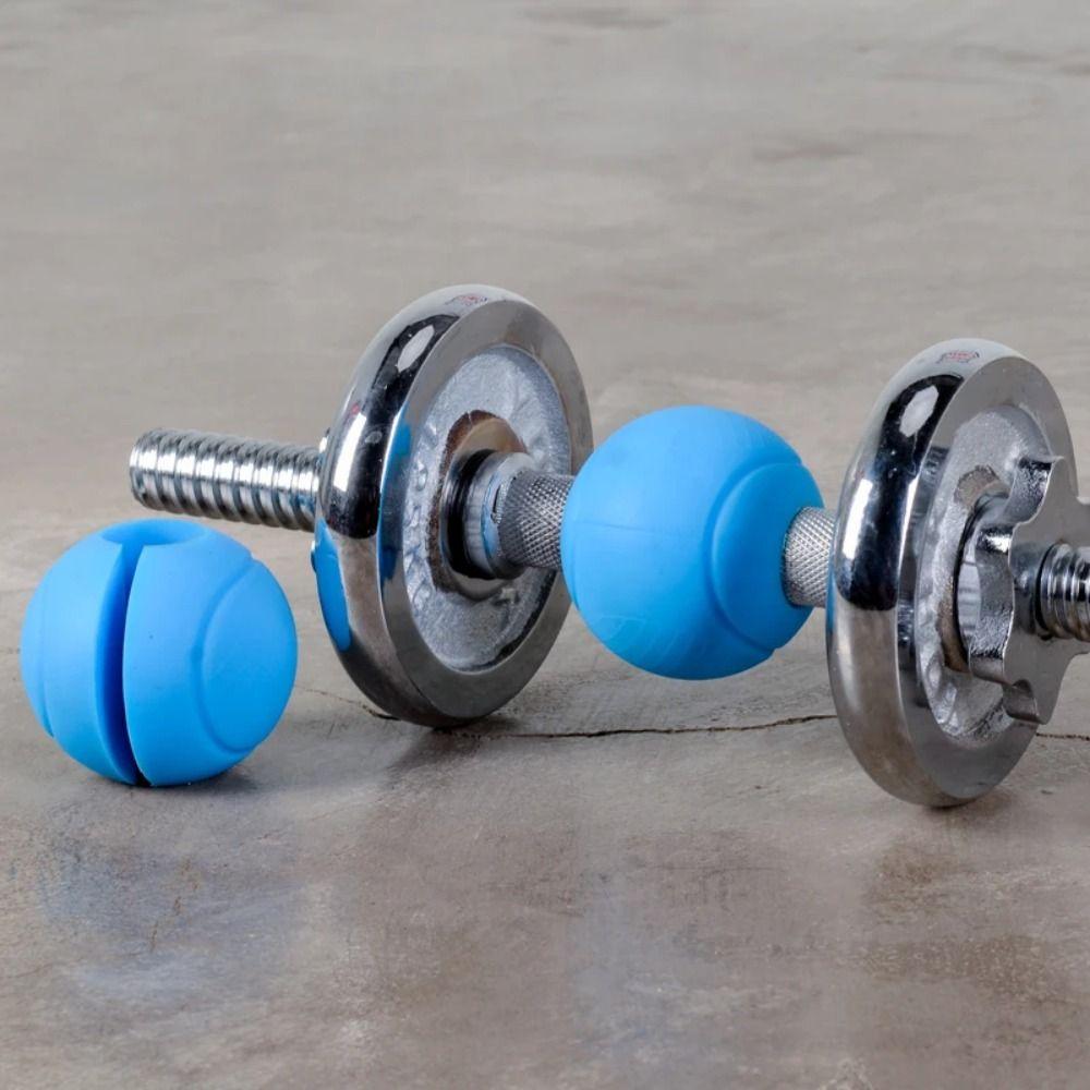 1 Pair Reduce Palm Pressure Barbell Grip Ball Weightlifting Fitness Equipment Bodybuilding