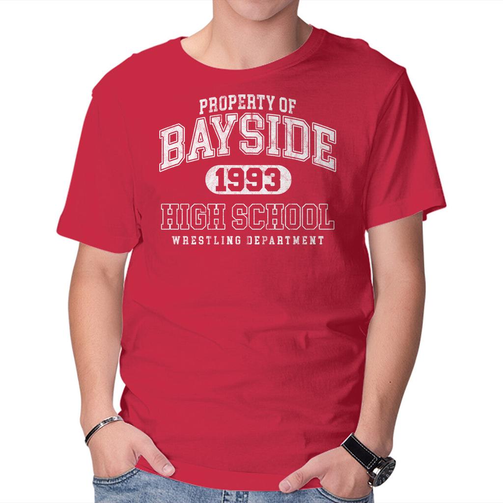 Unisex Crew Neck T-Shirt Property Of Bayside High Graphic Short Sleeve Casual Tee