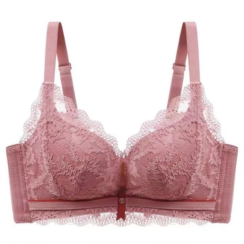 Дышащий бюстгальтер без стального кольца со сборками, нижнее белье, женский бюстгальтер с тонкими секциями