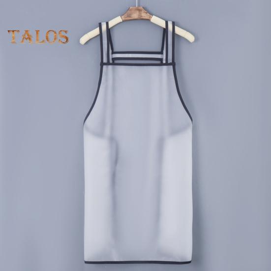 Фартук с двойным плечом, большой карман, водонепроницаемый, 2 стиля, полезный, быстросохнущий нагрудник для приготовления пищи для ресторана