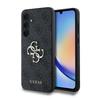 Чехол для Samsung Galaxy A35 Guess Hardcase 4G Большой Металлический Логотип Черный