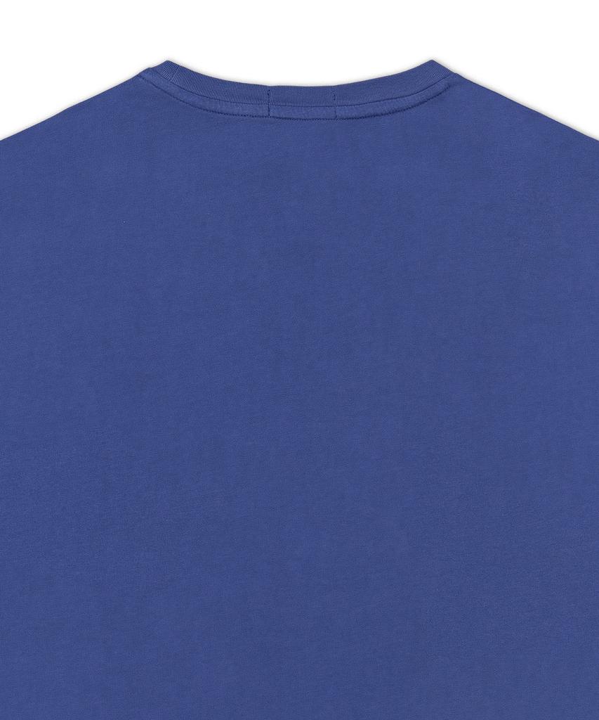 POLO RALPH LAUREN Классический крой Хлопковая футболка с графическим принтом - Темно-синий