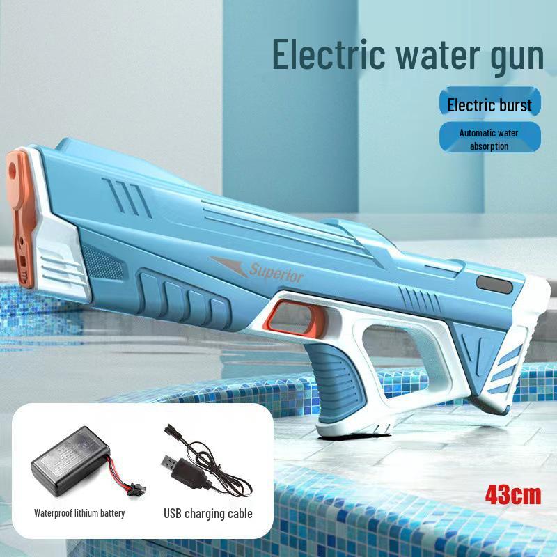 Cross-Border Large Capacity Automatic Water Absorption Electric Water Gun with Strong Battery Life
