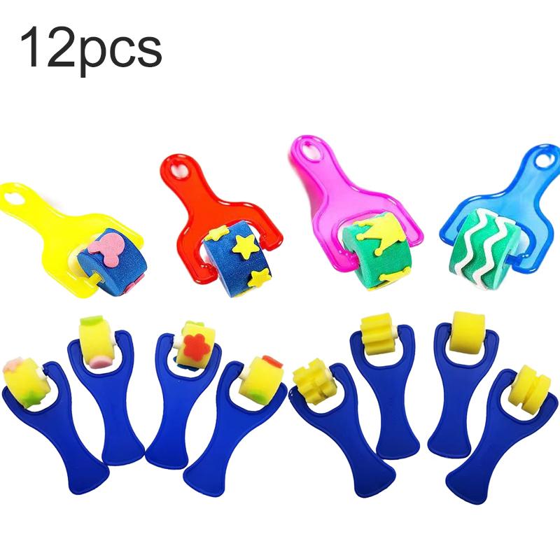 Набор губок-кистей Детские игрушки для рисования Детские инструменты для граффити DIY Игрушки для раннего развития Взаимодействие родителей и детей Развитие мозга TMZ