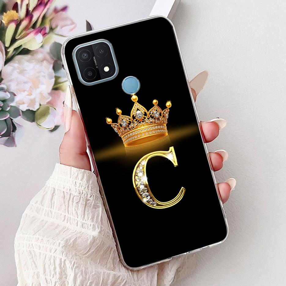 For Oppo A15 Case CPH2185 Stylish Letters Cover Clear Silicone Phone Case For Oppo A15s A 15 OppoA15 OppoA15s Soft Fundas Bumper
